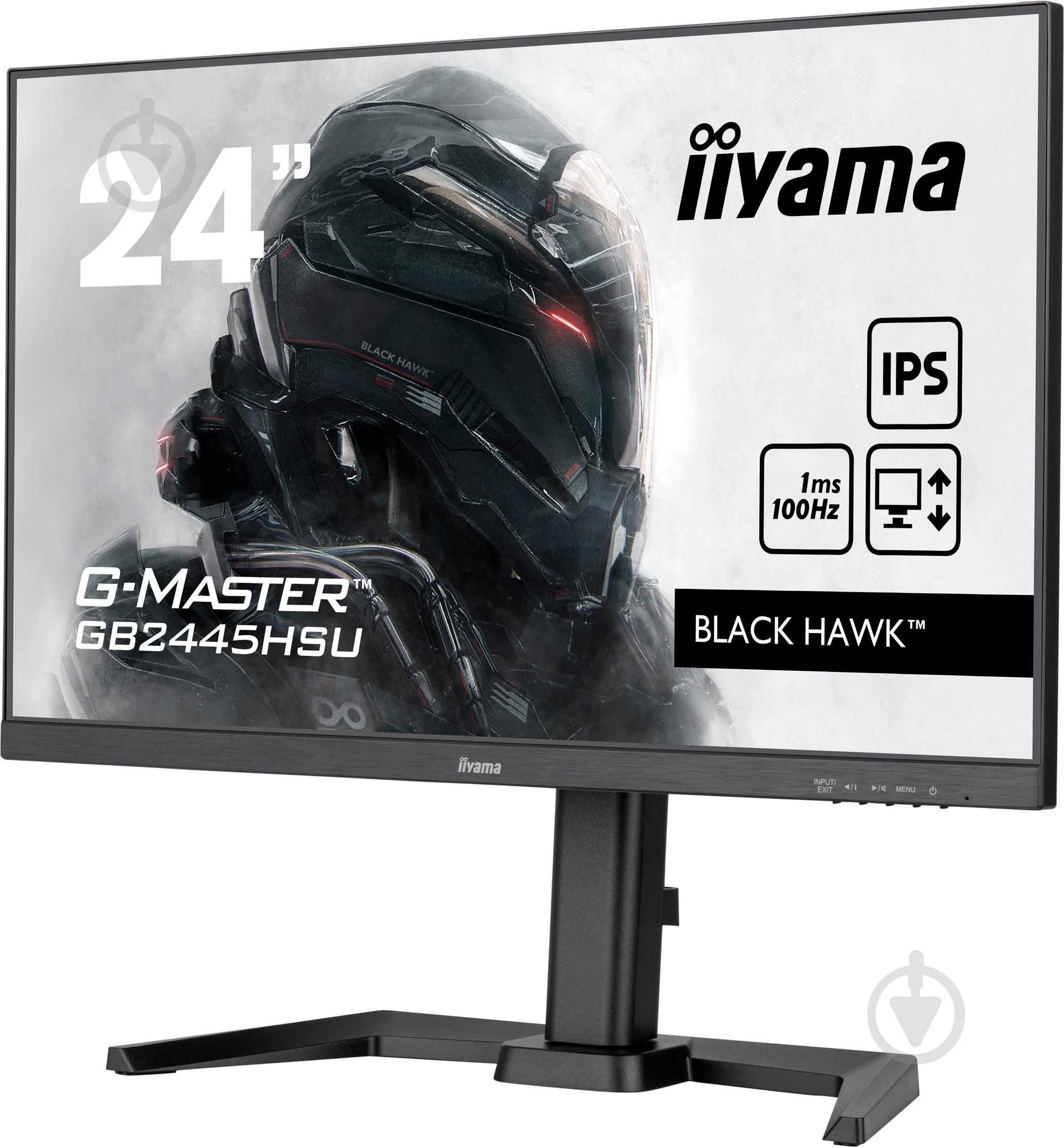 Монитор Iiyama G-Master Black Hawk 23,8" (GB2445HSU-B1) - фото 4