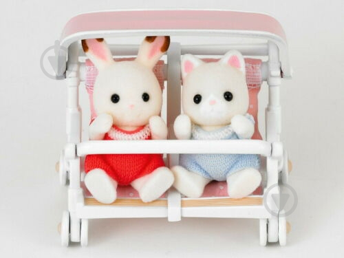 Ігровий набір Sylvanian Families Дитячий візок для двійні 2920 - фото 3