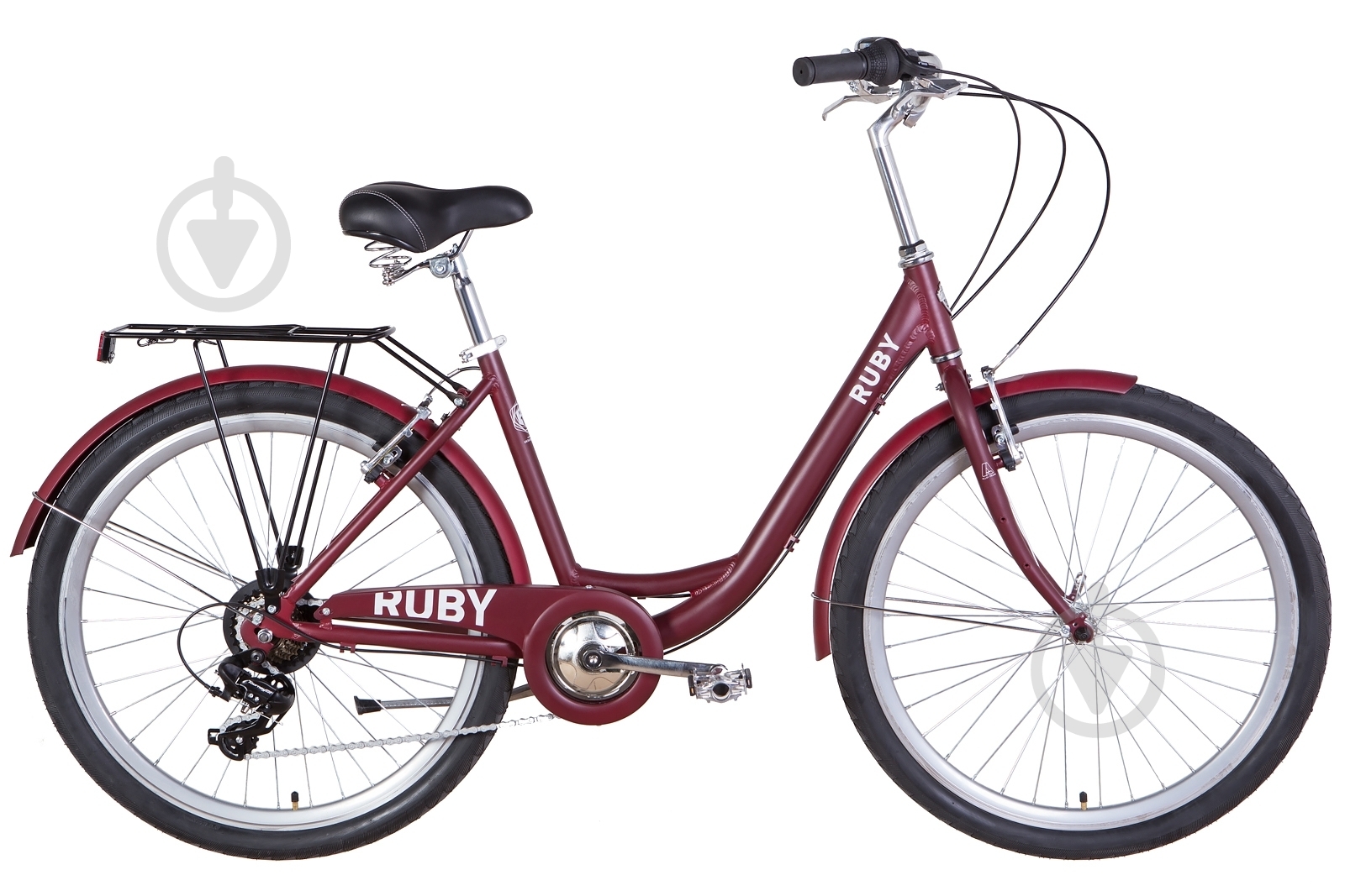 Велосипед Dorozhnik 26" 17"(43 см) RUBY OPS-D-26-204 красный - фото 1