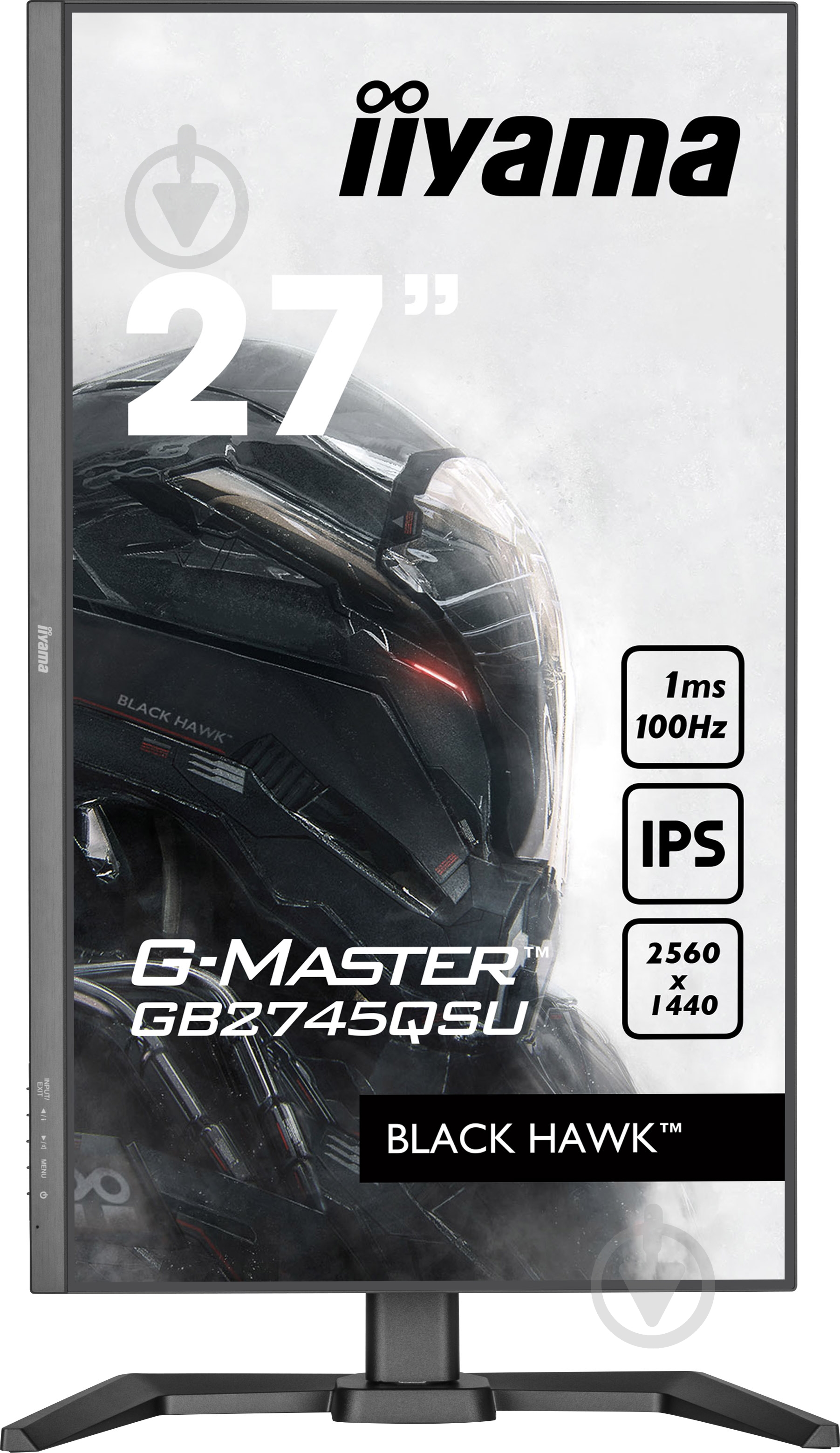 Монітор Iiyama G-Master Black Hawk 27" (GB2745QSU-B1) - фото 3