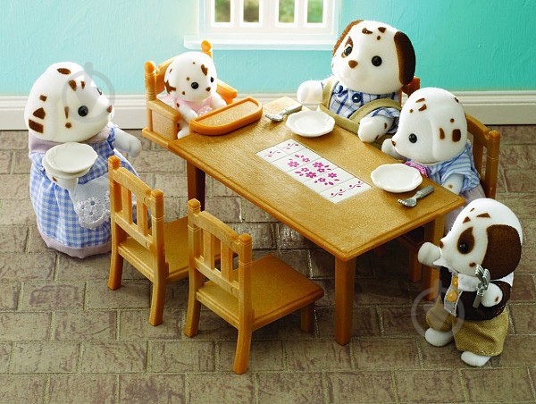 Ігровий набір Sylvanian Families Обідній стіл та стільці 4506 - фото 6