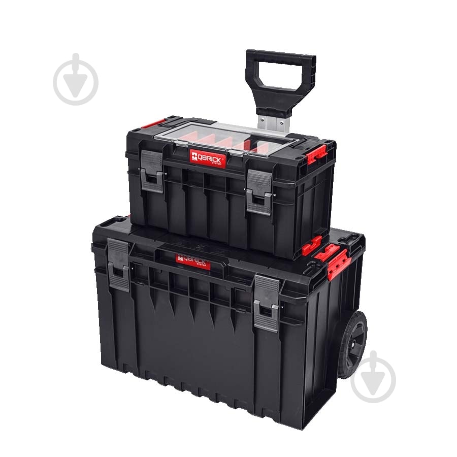 Ящик для ручного инструмента QBRICK SYSTEM на колесах 23" SKRWQCARTONECZAUA015 - фото 6 Ящик для ручного инструмента QBRICK SYSTEM на колесах 23" SKRWQCARTONECZAUA015 - фото 6