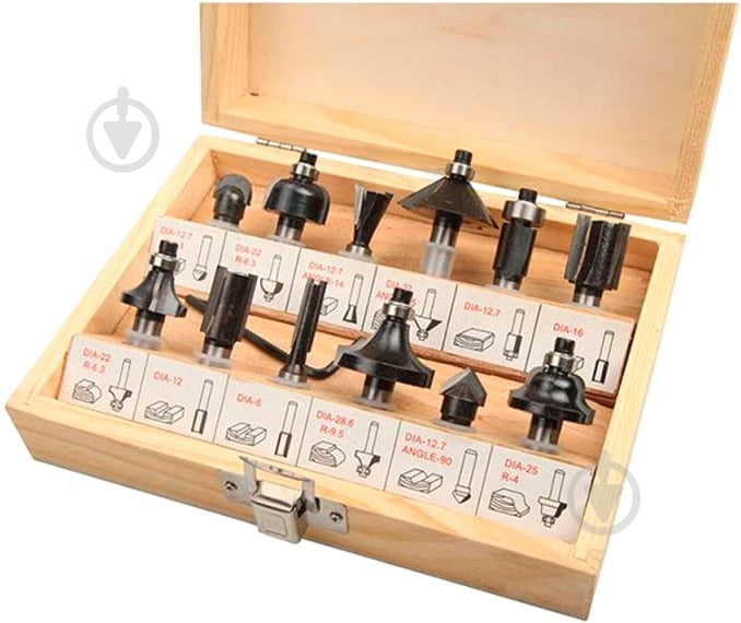 Набор Tolsen фрез по дереву 75680 - фото 2