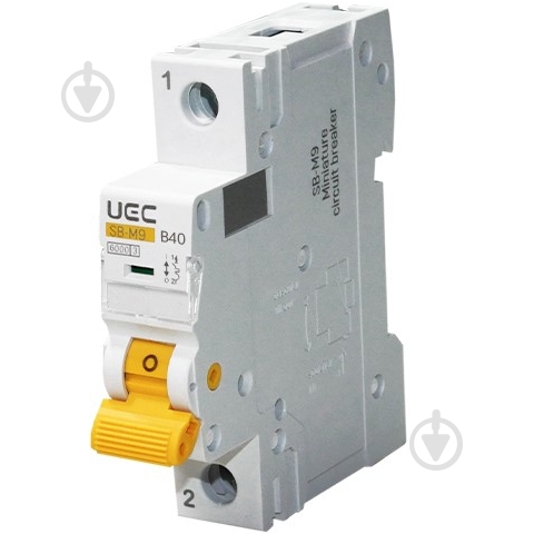 Автоматический выключатель UEC SB-M9 1P 40A B 6kA MCB60-1-040-B - фото 1
