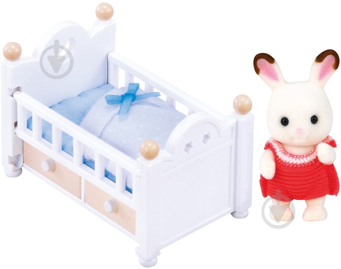 Ігровий набір Sylvanian Families Шоколадне Кроленя у ліжечку 5017 - фото 2
