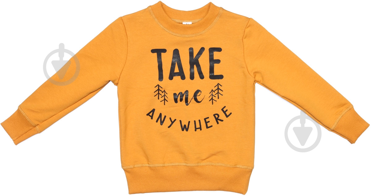 Свитшот для мальчика Luna Kids 11 р.104 горчичный - фото 2