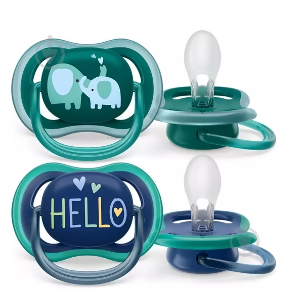 Пустышка Philips Avent Ultra Air 18+ мес. 2 шт. - фото 1