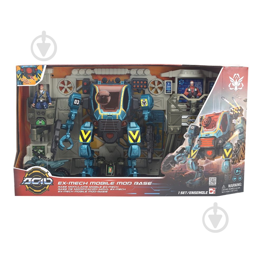 Ігровий набір A.C.I.D. Мобільна База Екс-Робот 535204 - фото 1 Ігровий набір A.C.I.D. Мобільна База Екс-Робот 535204 - фото 1
