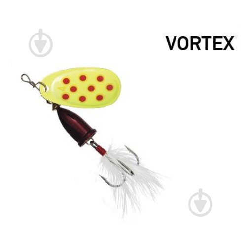 Блесна-вертушка Fishing ROI 5 г Vortex 1921 yellow - фото 1