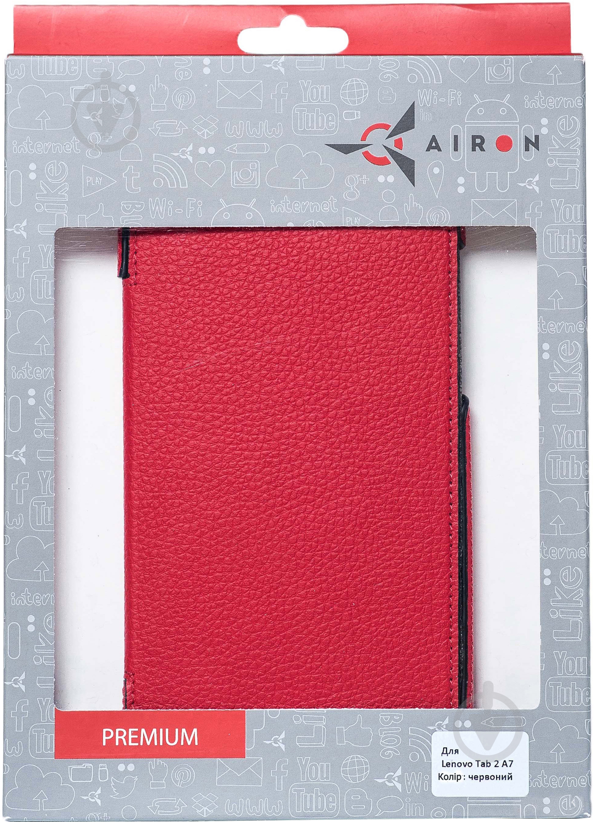 Чохол AIRON Lenovo Tab 2 A7 red - фото 5 Чохол AIRON Lenovo Tab 2 A7 red - фото 5