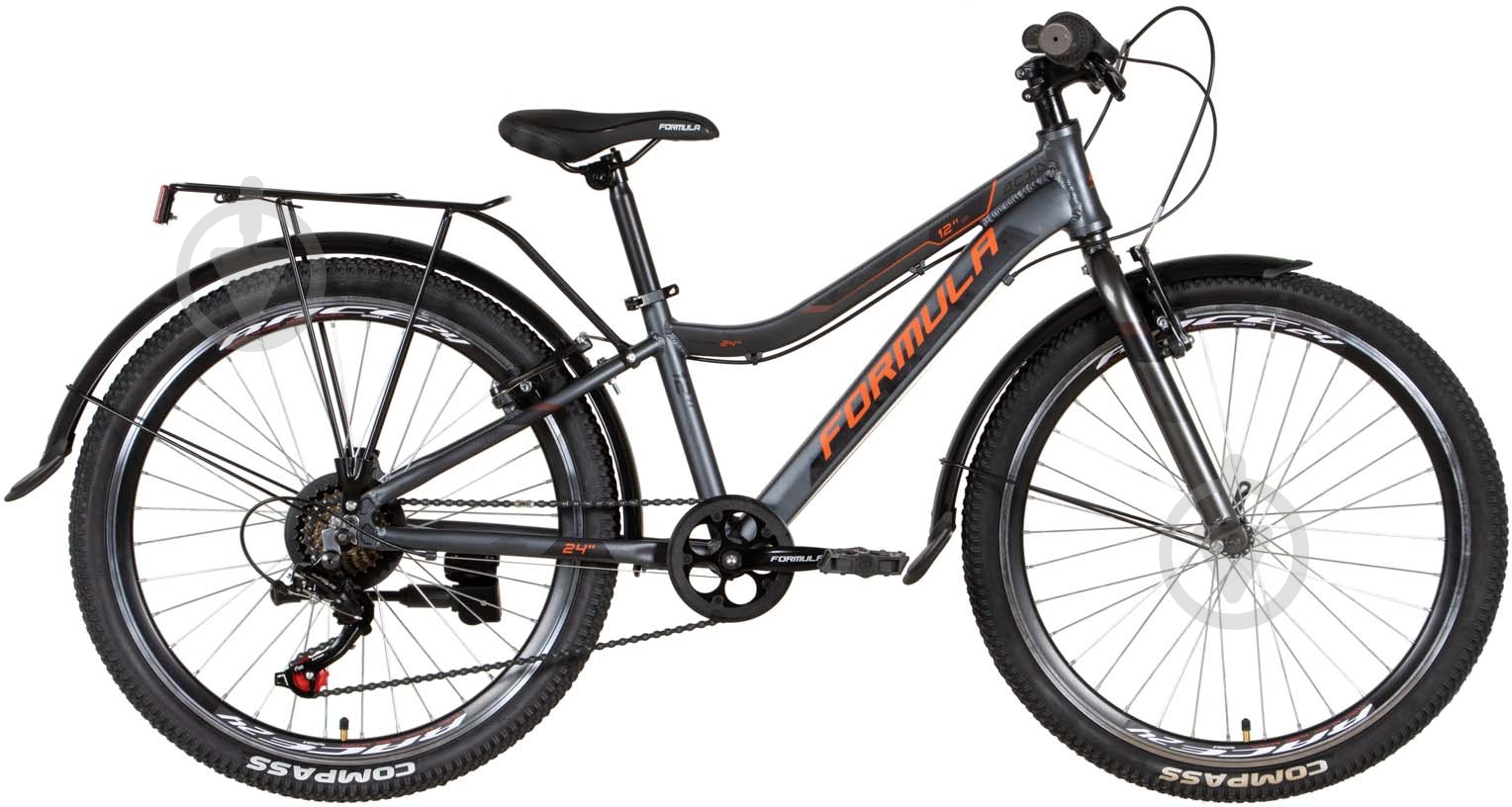 Велосипед Formula 24" 12"(30 см) ACID OPS-FR-24-350 серый - фото 1