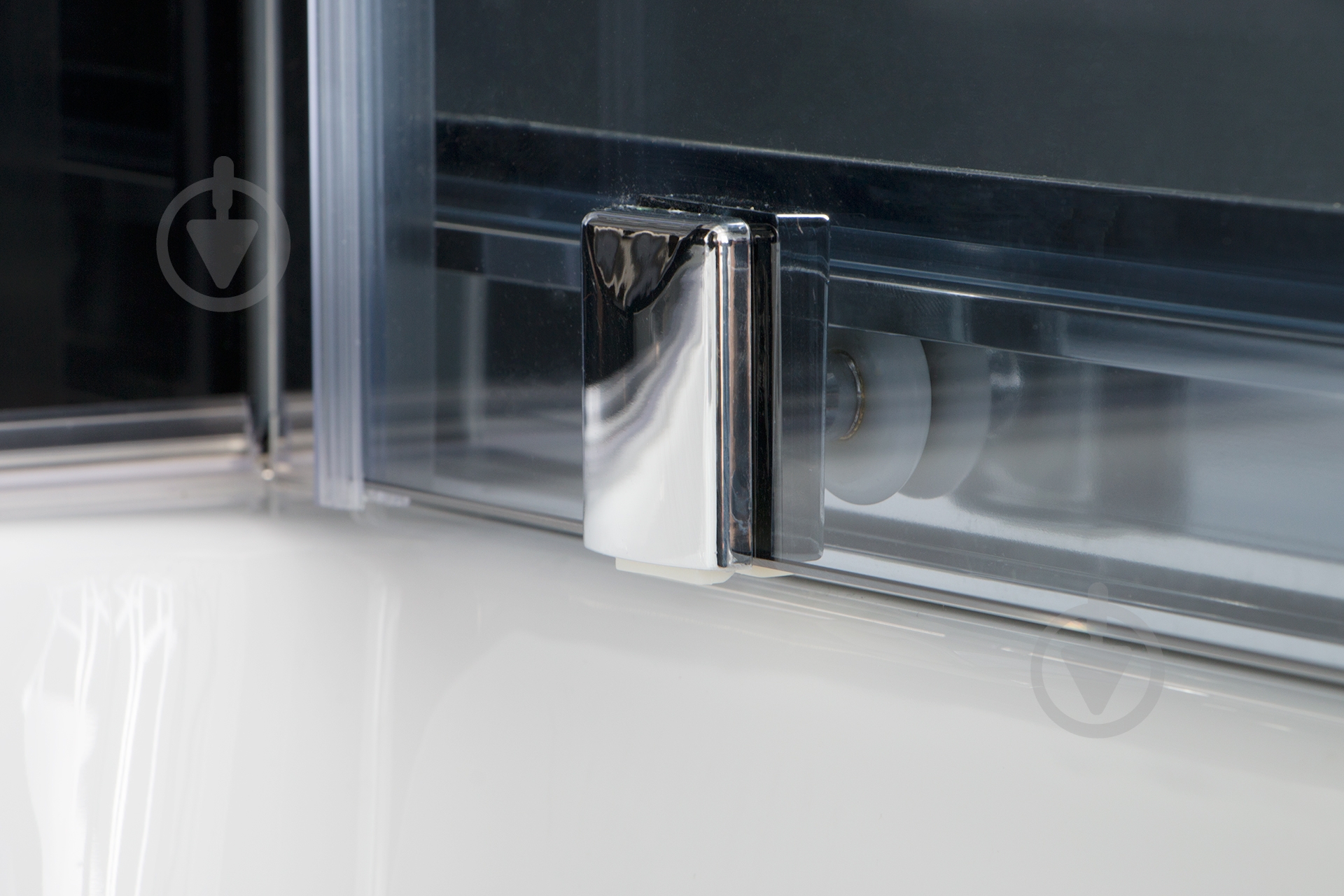 Душевой бокс Korra К-507 стойки хром, стекло графит - фото 8