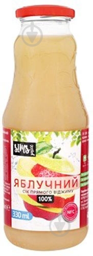 Сок Sims Juice Яблочный 0,33л - фото 1