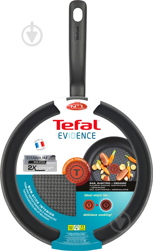 Сковорода Tefal Evidence 20 см - фото 4 Сковорода Tefal Evidence 20 см - фото 4
