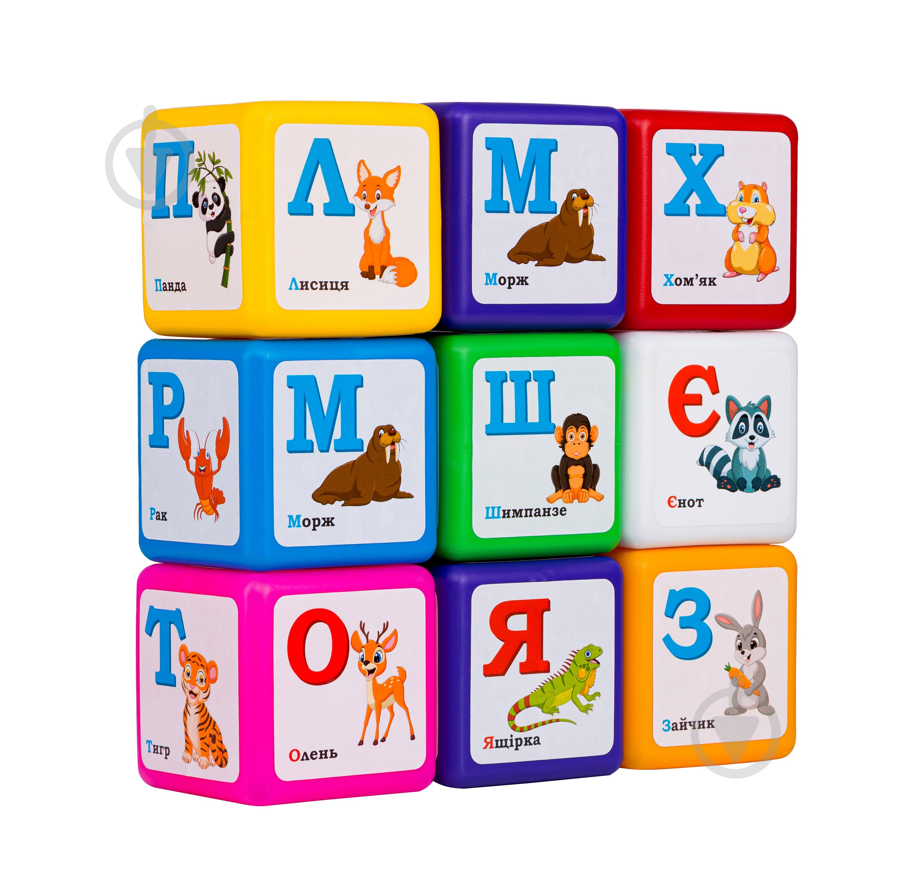 Кубики Bamsic Азбука 020/1 - фото 2