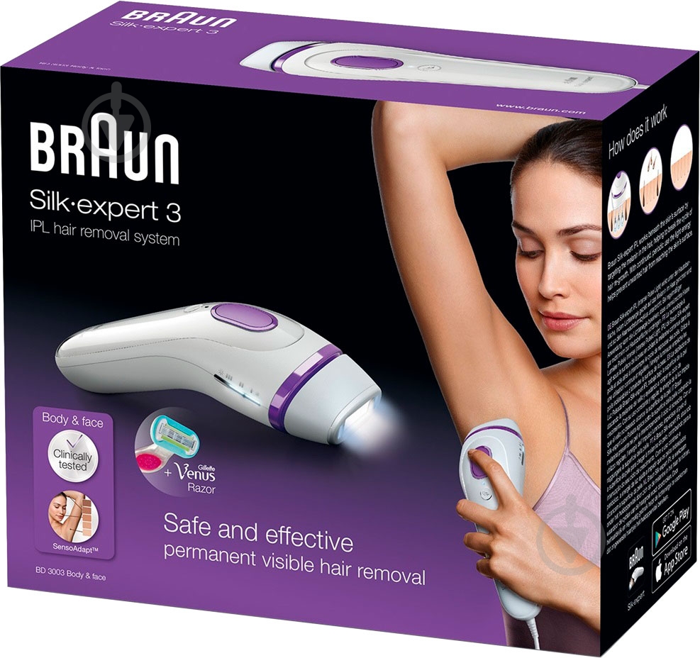Фотоэпилятор Braun BD 3003 + Venus Snap - фото 5