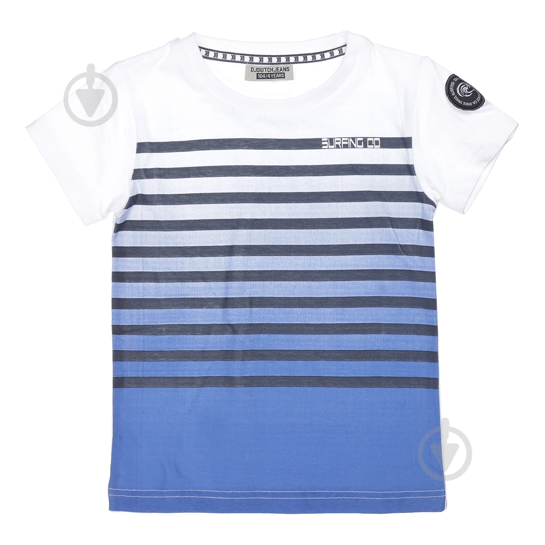 Футболка для девочек DJ Dutchjeans р.98 белый V42127-45 - фото 1