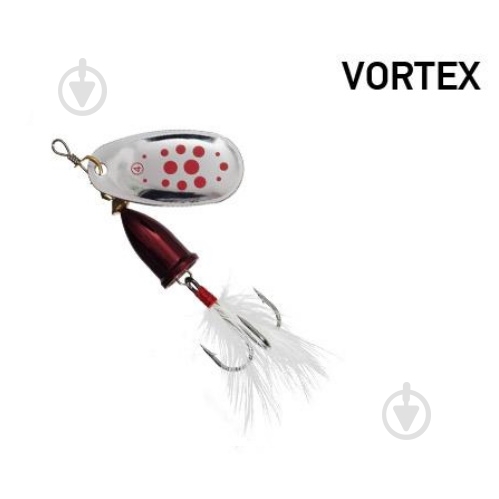 Блесна-вертушка Fishing ROI 8,5 г Vortex 10 silver - фото 1