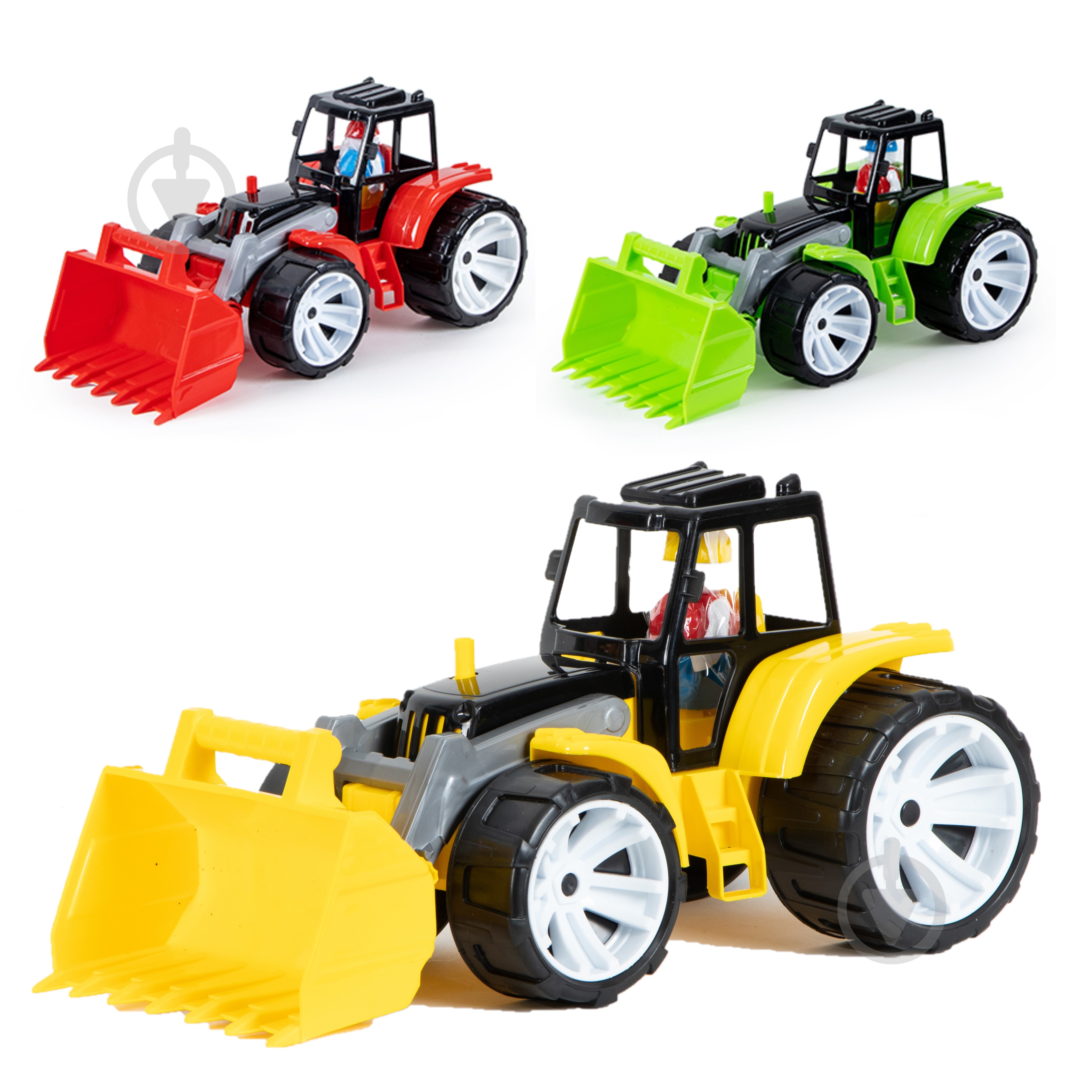 Трактор Bamsic с ковшом в ассортименте - фото 1 Трактор Bamsic с ковшом в ассортименте - фото 1