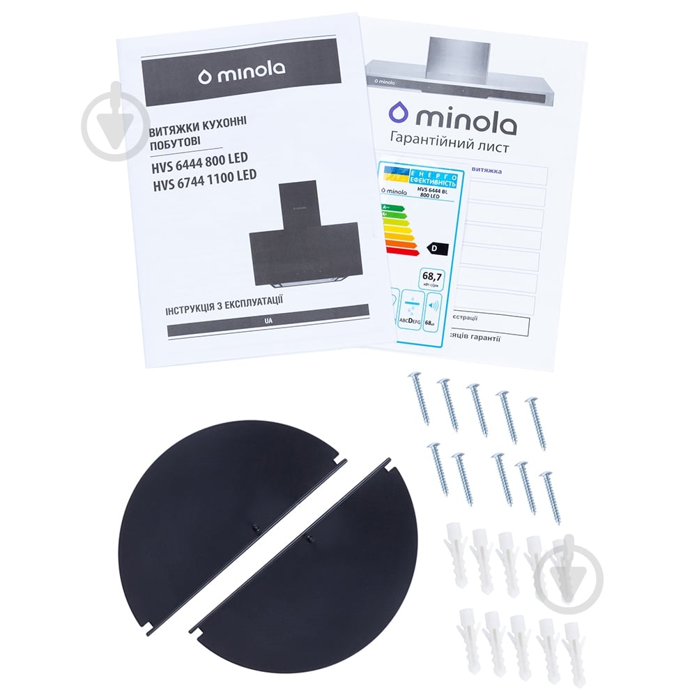 Вытяжка Minola HVS 6444 BL 800 LED - фото 13