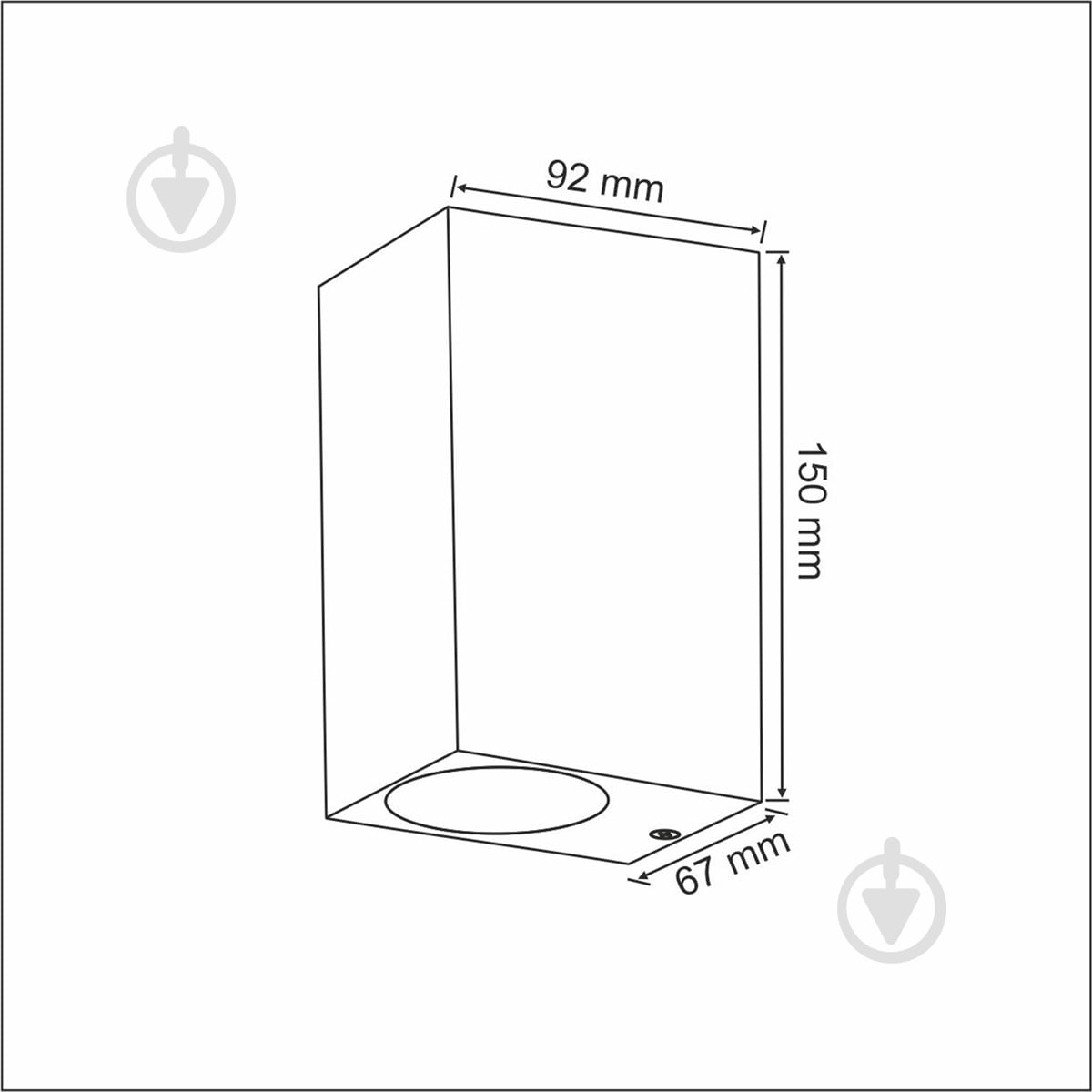 Бра Polux Boston S 2x10 Вт GU10 черный - фото 7