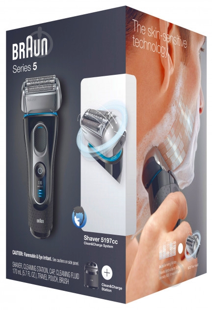 Электробритва Braun Series 5 5190cc Wet&Dry Black - фото 3