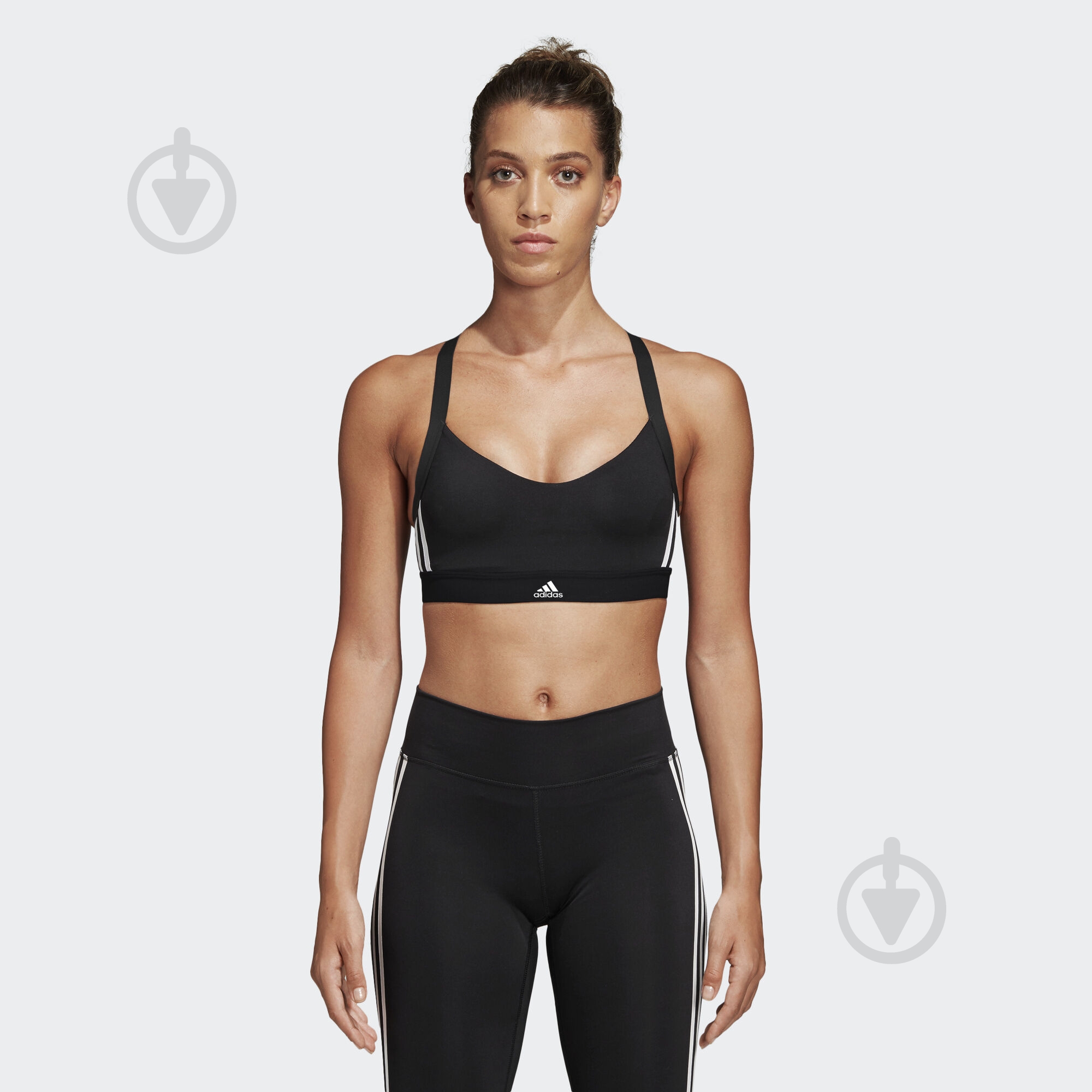 Бра Adidas ALL ME 3S DU1290 р.M черный - фото 3