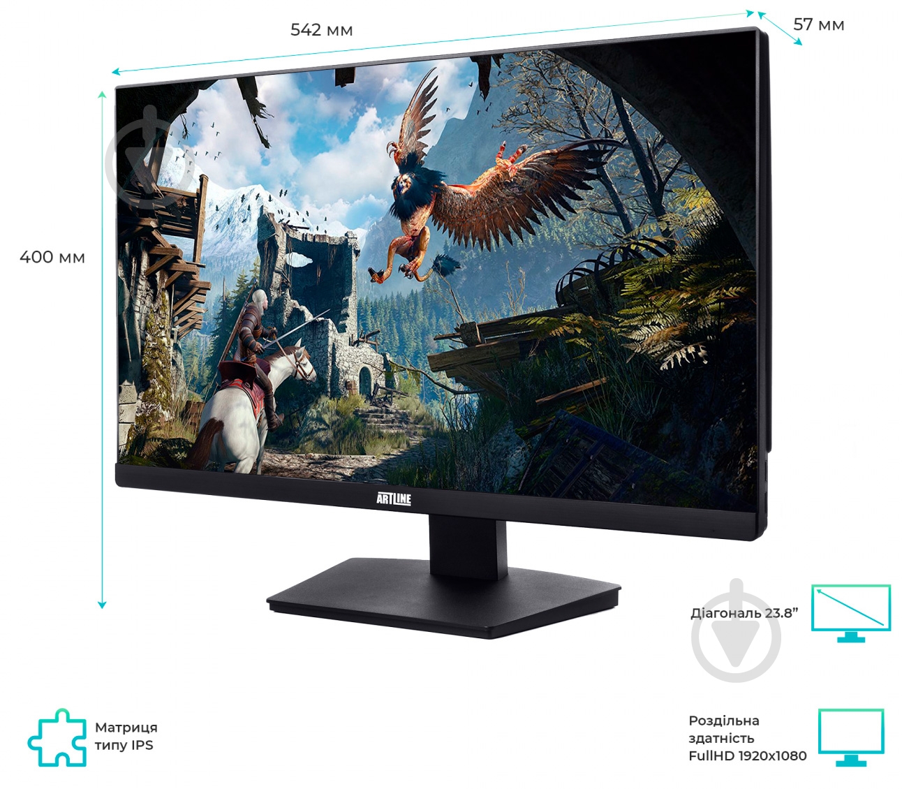 Моноблок Artline Home G41 23,8 (G41v17) black - фото 9