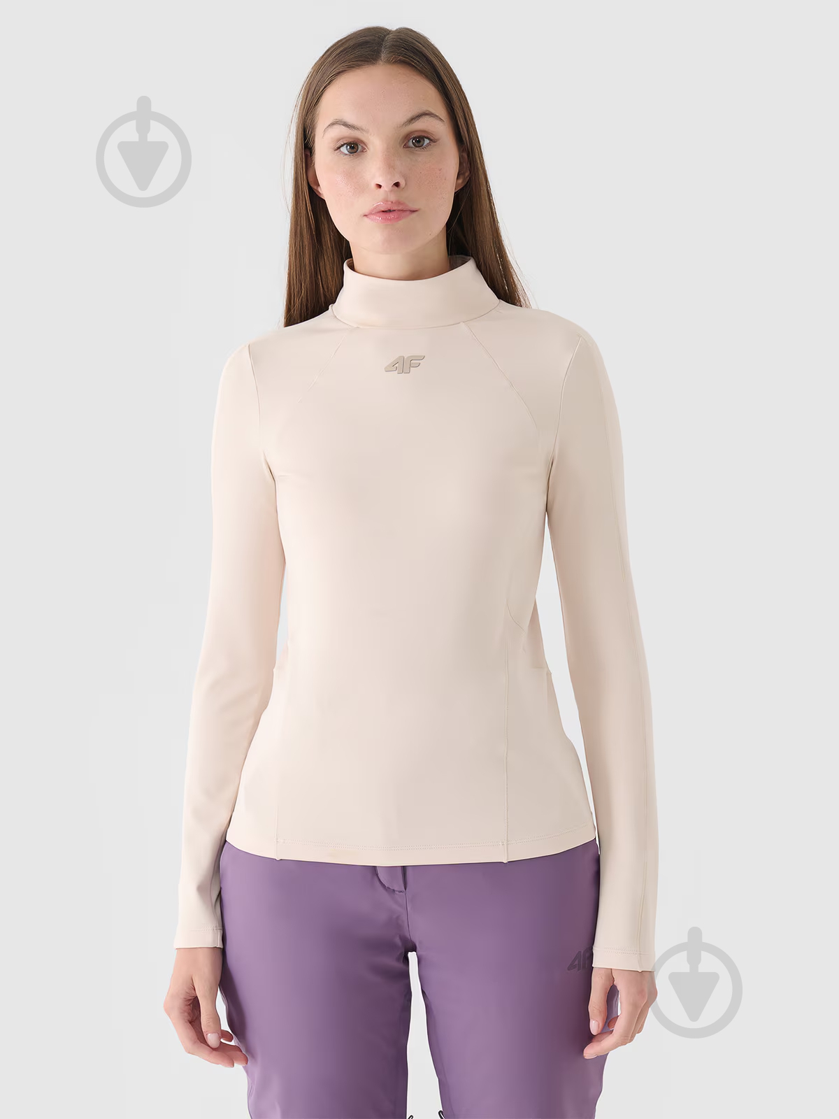 Футболка с длинным рукавом 4F BRUSHED UNDERWEAR F071 4FWAW24UBRUF071-83S р.L бежевый - фото 1
