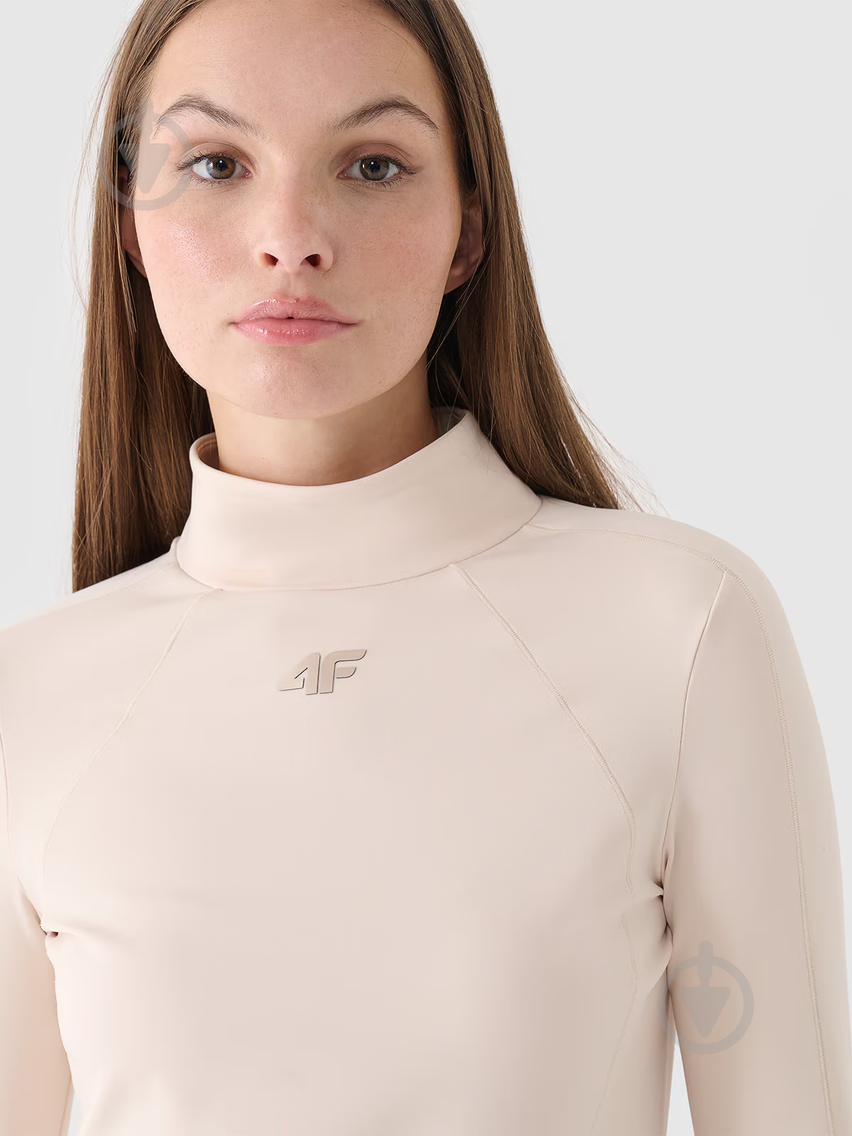 Футболка с длинным рукавом 4F BRUSHED UNDERWEAR F071 4FWAW24UBRUF071-83S р.L бежевый - фото 3