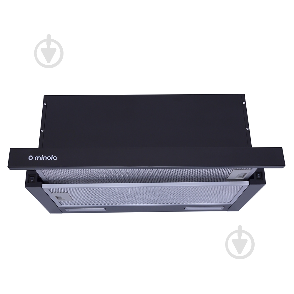 Вытяжка Minola HTL 6915 BL 1300 LED телескопическая - фото 1 Вытяжка Minola HTL 6915 BL 1300 LED телескопическая - фото 1