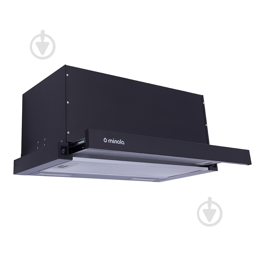 Вытяжка Minola HTL 6915 BL 1300 LED телескопическая - фото 2 Вытяжка Minola HTL 6915 BL 1300 LED телескопическая - фото 2