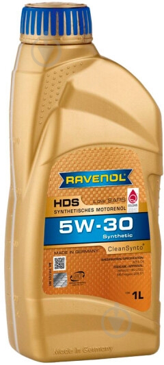 Моторна олива синтетична RAVENOL HCS 5W-40 1 л (11121051) - фото 1