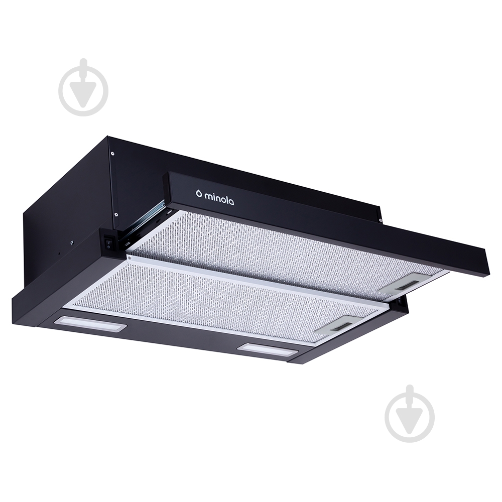 Витяжка Minola HTL 6215 BL 700 LED телескопічна - фото 2 Витяжка Minola HTL 6215 BL 700 LED телескопічна - фото 2