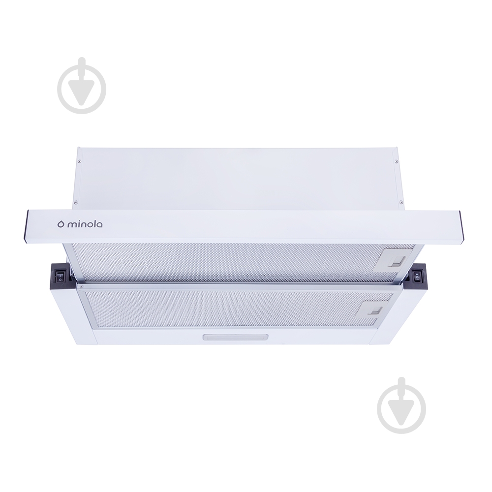 Вытяжка Minola HTL 6414 WH 800 LED телескопическая - фото 2 Вытяжка Minola HTL 6414 WH 800 LED телескопическая - фото 2