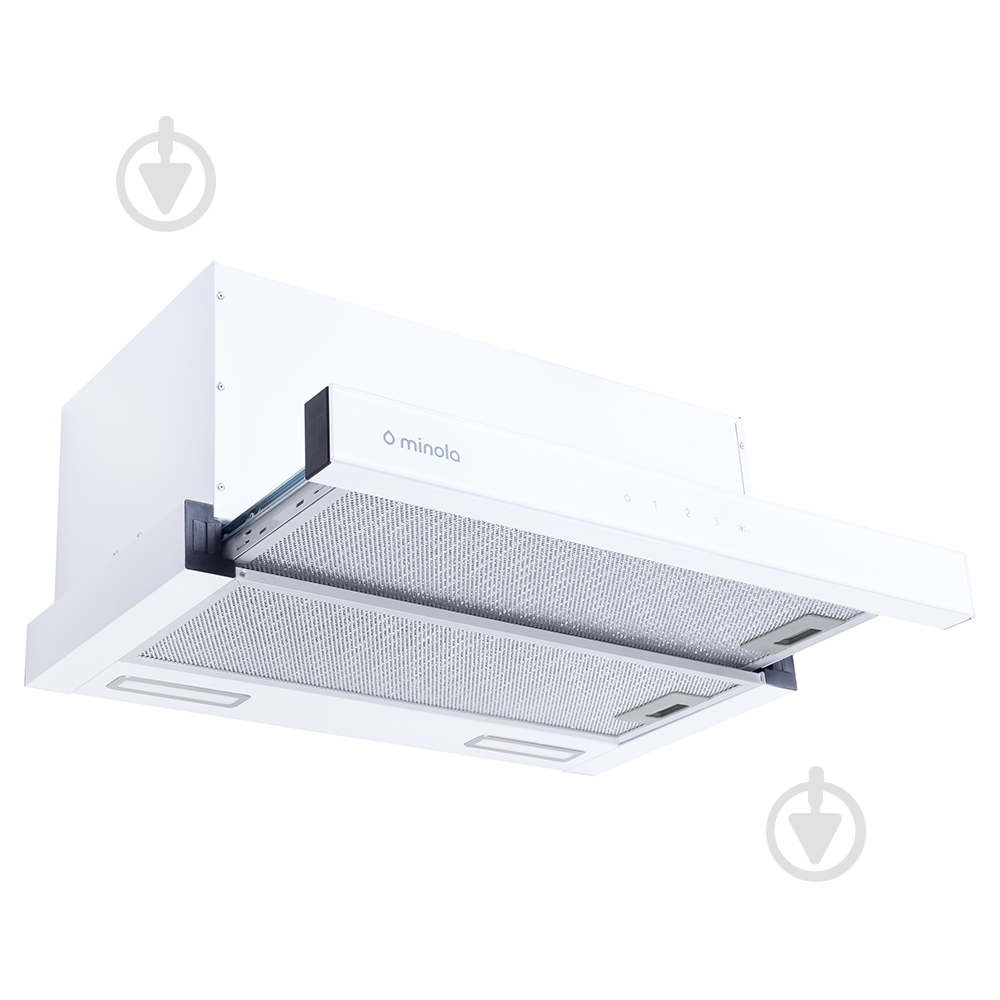 Витяжка Minola HTLS 6935 WH 1300 LED телескопічна - фото 2 Витяжка Minola HTLS 6935 WH 1300 LED телескопічна - фото 2
