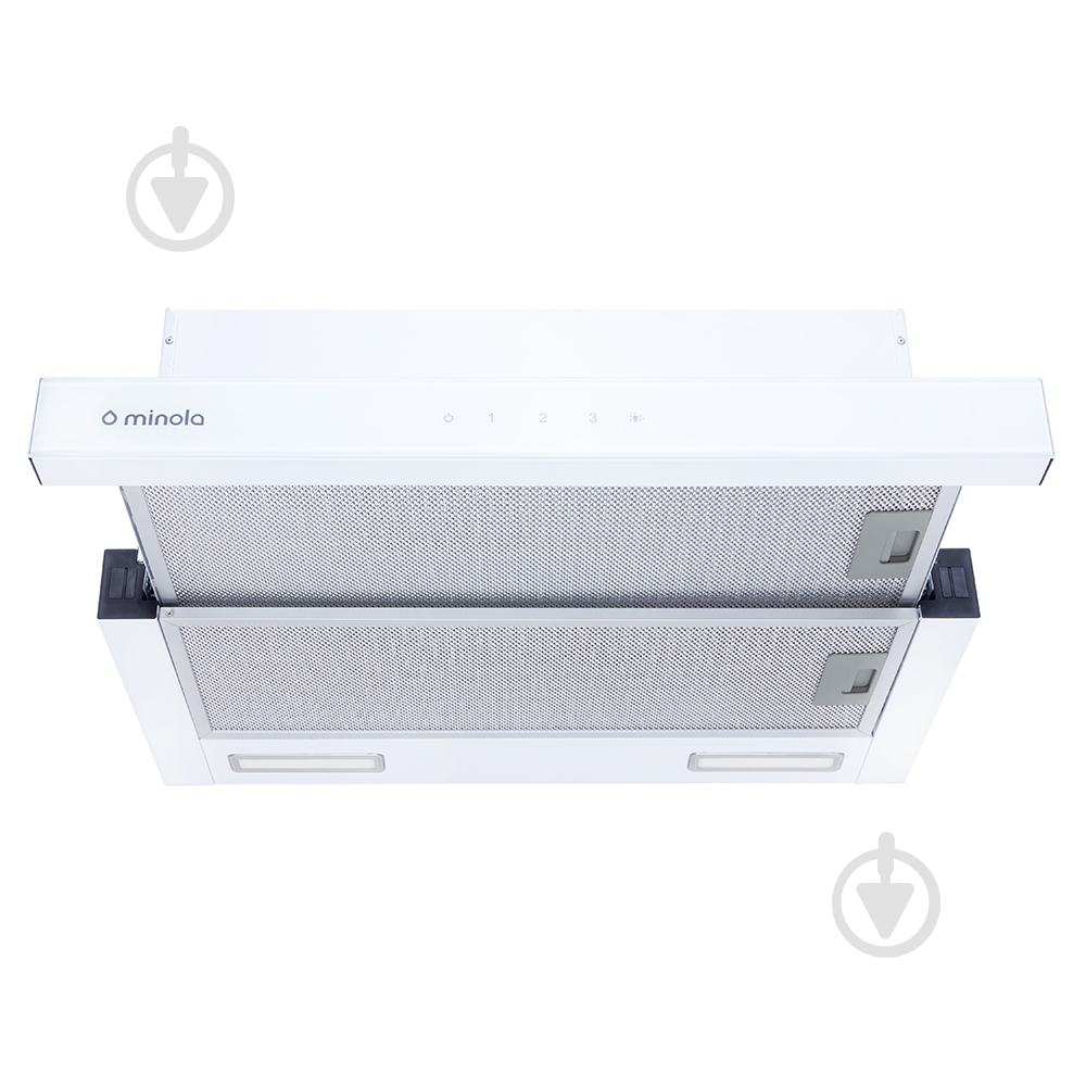 Витяжка Minola HTLS 6935 WH 1300 LED телескопічна - фото 1 Витяжка Minola HTLS 6935 WH 1300 LED телескопічна - фото 1