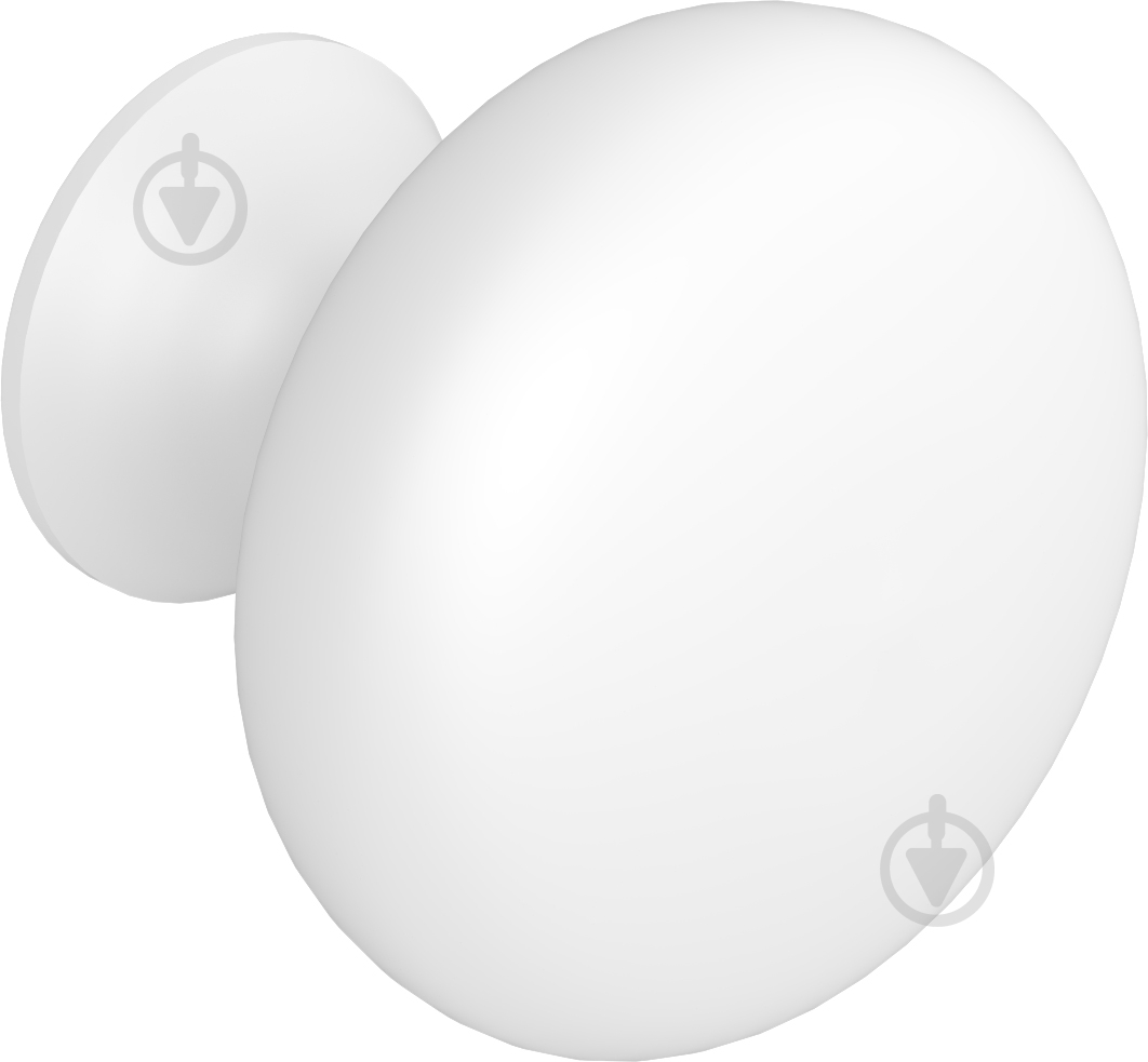 Ручка-кнопка кнопка Грейд Ф.411.094 білий матовий - фото 1