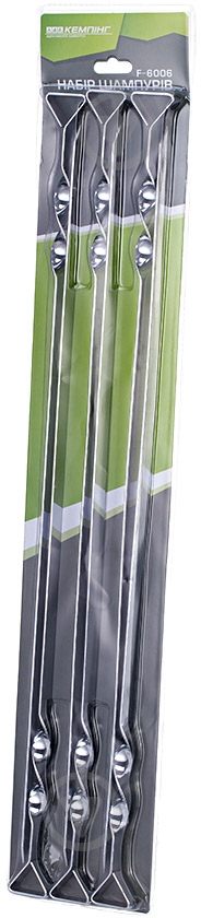 Набор угловых шампуров Кемпинг C-6006 - фото 1