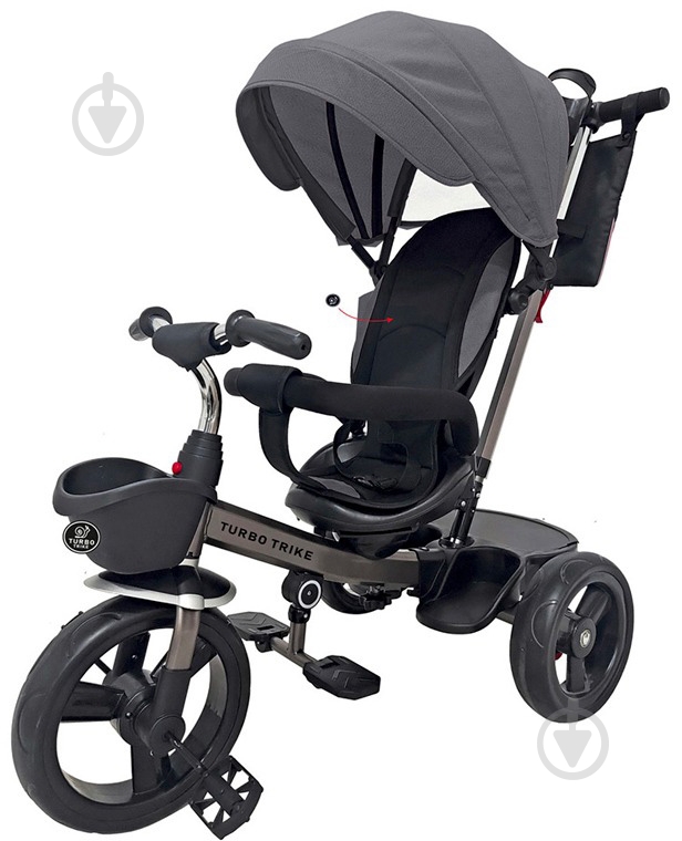 Велосипед дитячий Turbotrike сірий MT 1001-2 - фото 1