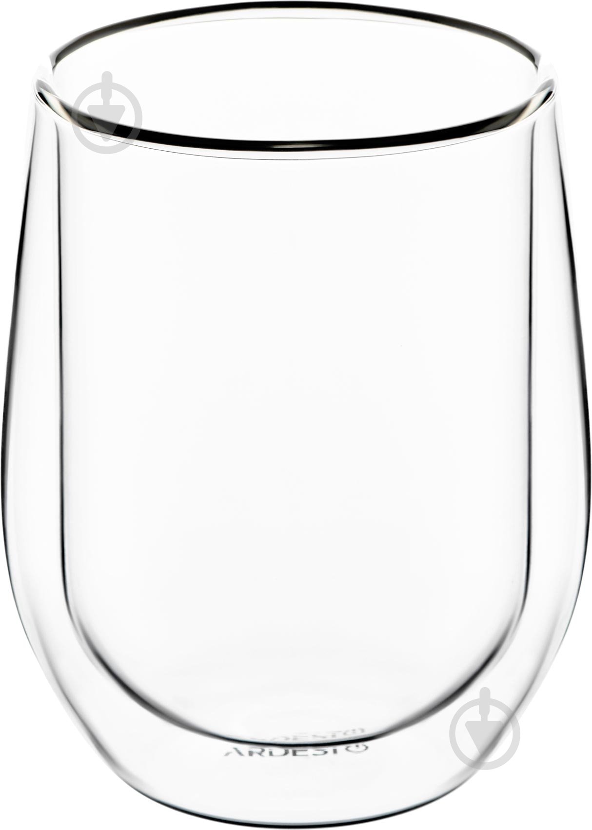Набор чашек Ardesto 250 мл 2 шт. прозрачный AR2625BR - фото 1