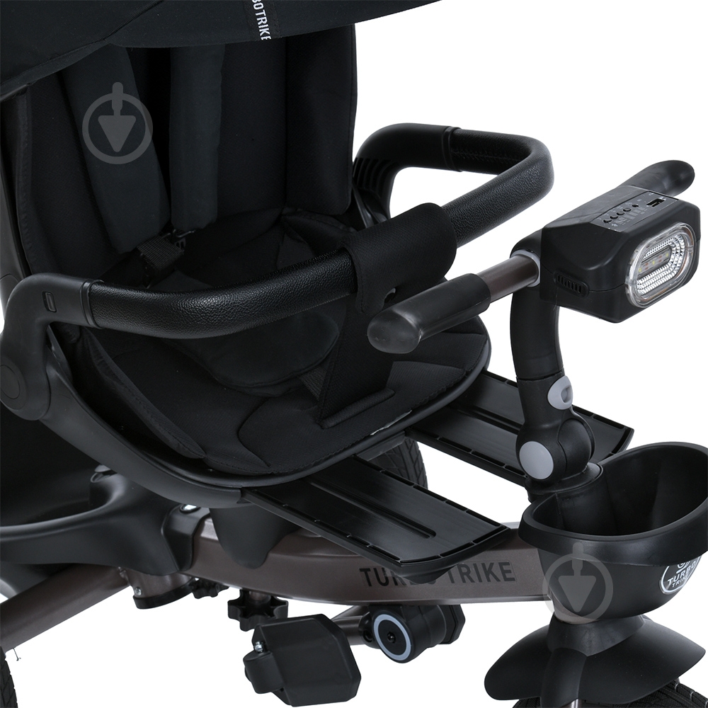 Велосипед-коляска Turbotrike Turbotrike MT 1002-1 кол.PU(12/10), склад.кермо, USB/BT, чорний чорний MT 1002-1 - фото 6 Велосипед-коляска Turbotrike Turbotrike MT 1002-1 кол.PU(12/10), склад.кермо, USB/BT, чорний чорний MT 1002-1 - фото 6