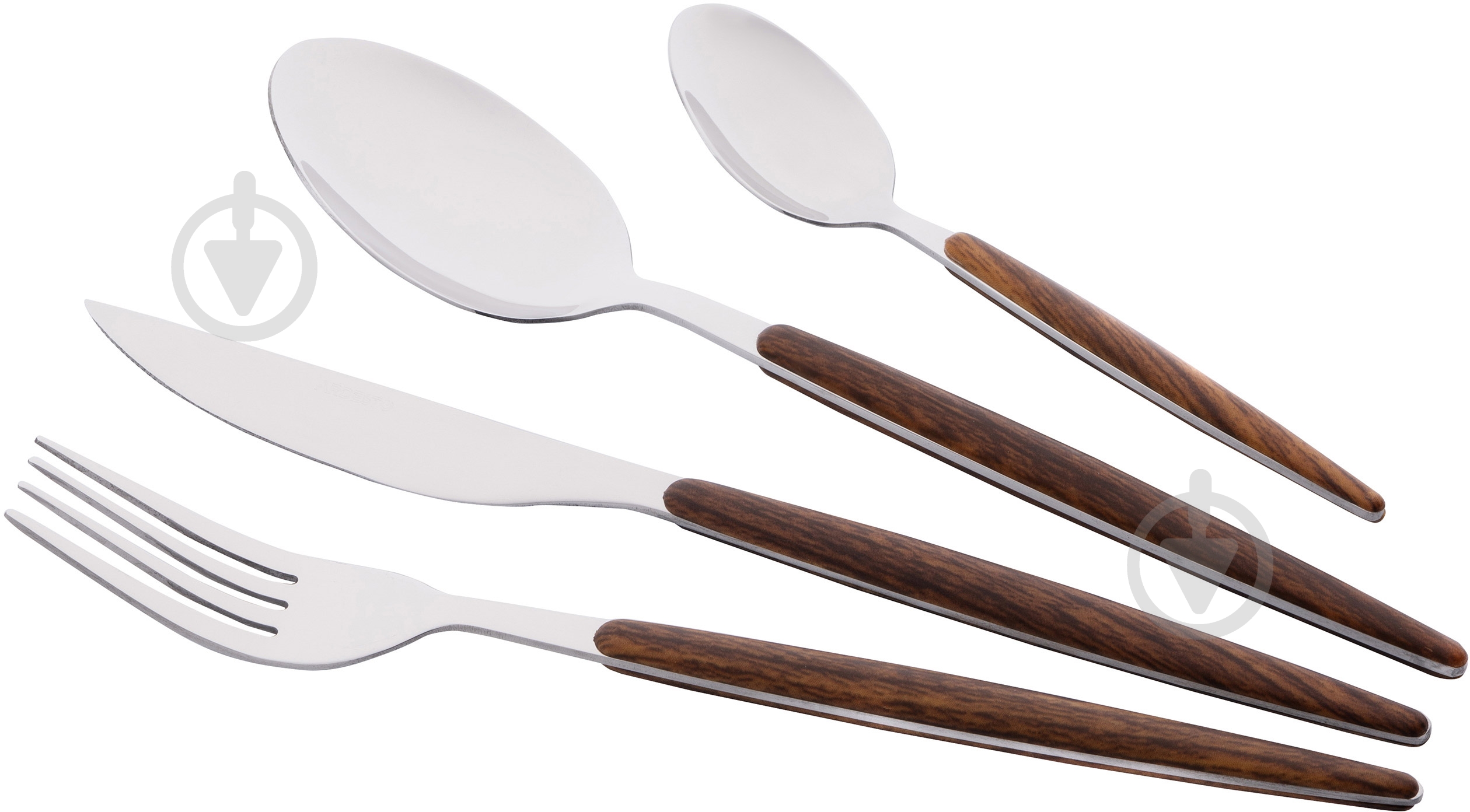 Набор столовых приборов Ardesto Gemini Midori 16 шт. коричневый AR1916MS - фото 1 Набор столовых приборов Ardesto Gemini Midori 16 шт. коричневый AR1916MS - фото 1