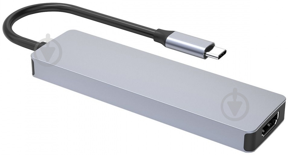 USB-хаб Proove Iron Link 5 in 1 3 х USB3.0 + Type C + HDMI silver - фото 4 USB-хаб Proove Iron Link 5 in 1 3 х USB3.0 + Type C + HDMI silver - фото 4