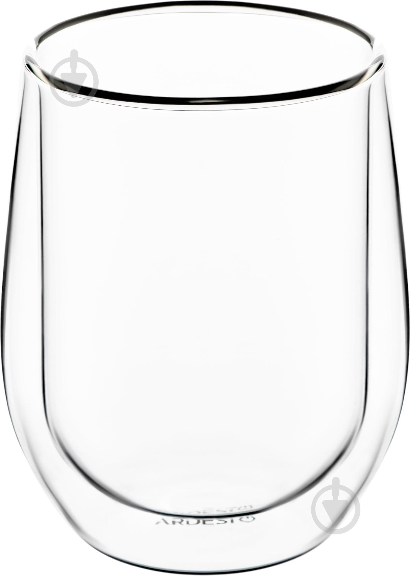 Набор чашек Ardesto 320 мл 2 шт. прозрачный AR2637BR - фото 1