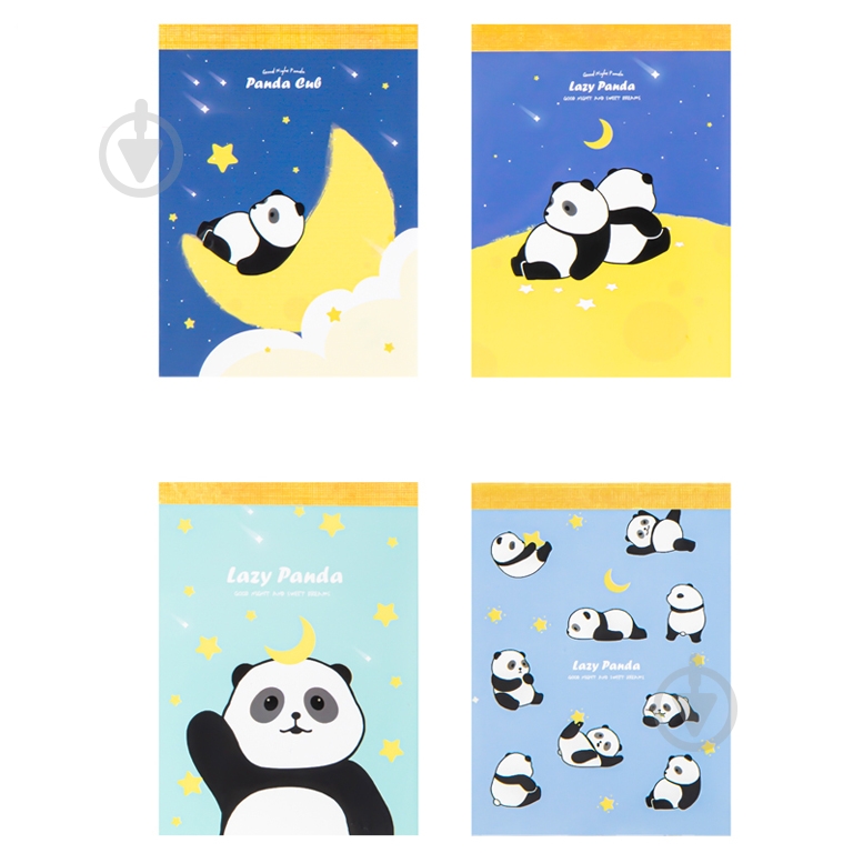 Блокнот Deli Панда микс 75x102 мм 100 лист. 21762 - фото 1 Блокнот Deli Панда микс 75x102 мм 100 лист. 21762 - фото 1