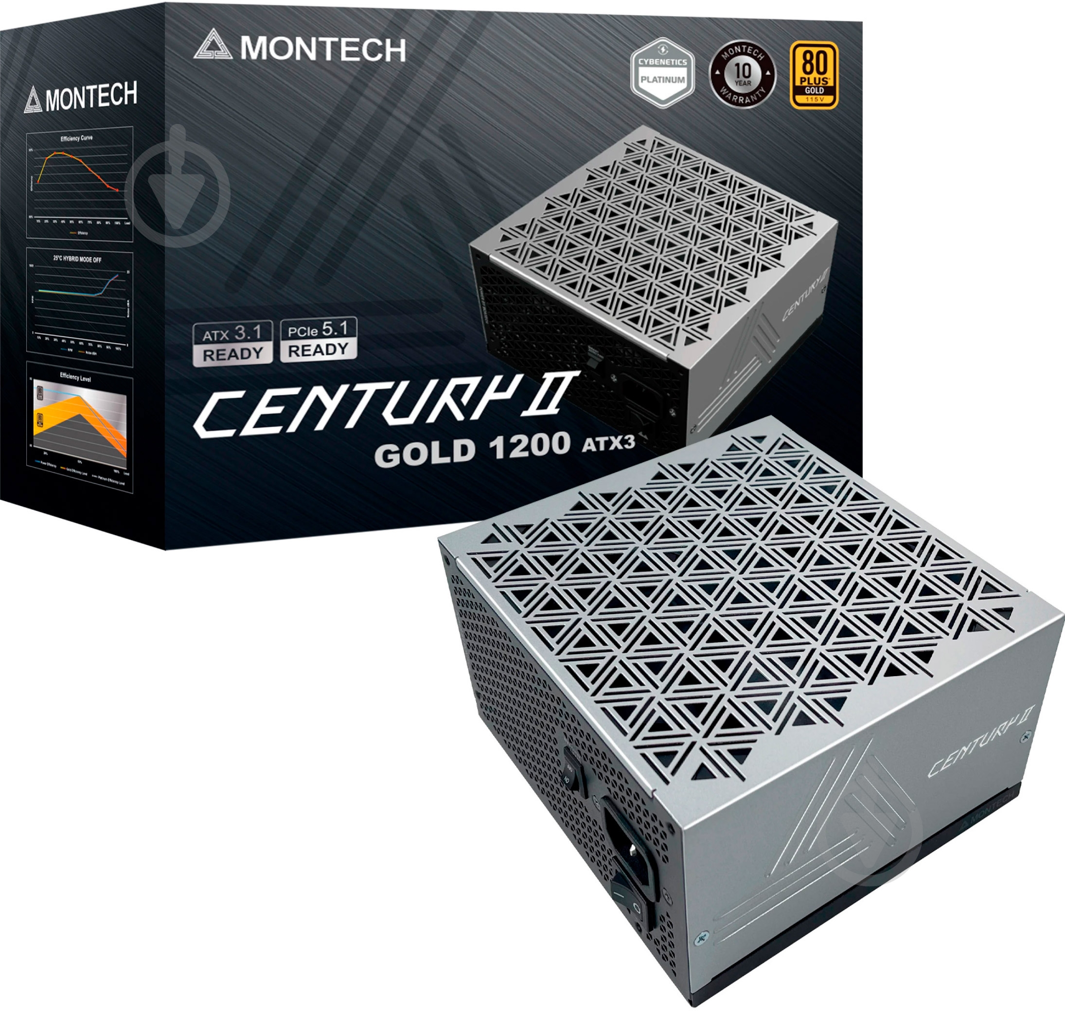 Блок живлення Montech CENTURY II 1200 1200 Вт - фото 7