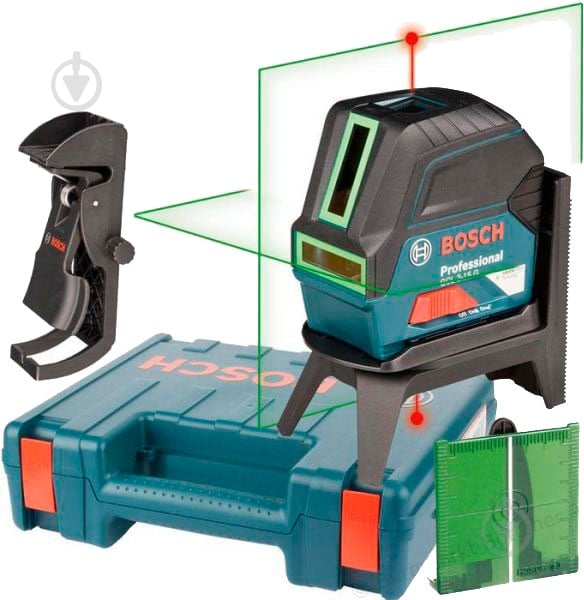 Нівелір лазерний Bosch Professional GCL 2-15 G тримач RM - кейс 0601066J00 - фото 3 Нівелір лазерний Bosch Professional GCL 2-15 G тримач RM - кейс 0601066J00 - фото 3