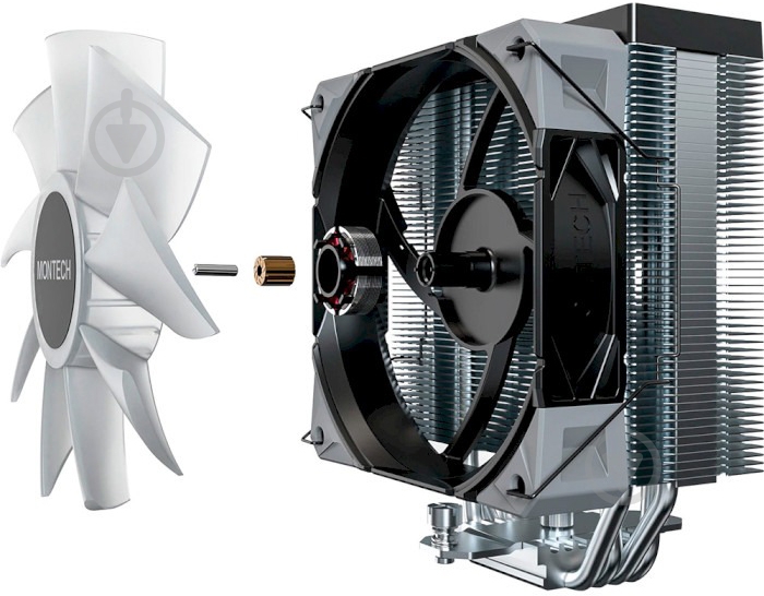 Процессорный кулер Montech NX400 ARGB (B) - фото 3