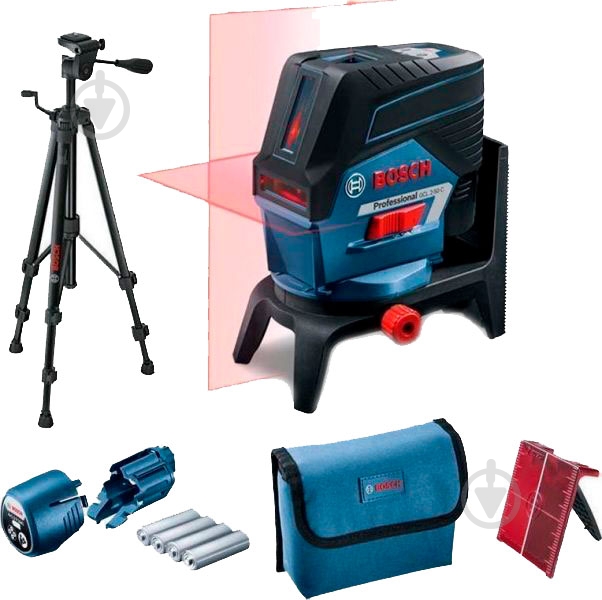 Нивелир лазерный Bosch Professional GCL 2-15 С держатель RM2 L-Boxx ready - штатив ВТ 150 0601066G02 - фото 4 Нивелир лазерный Bosch Professional GCL 2-15 С держатель RM2 L-Boxx ready - штатив ВТ 150 0601066G02 - фото 4